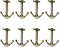 Ball Two Prong Ceiling Hook for Closet Top Bathroom Kitchen Cabinet Garage Pack by DEEKOUDT