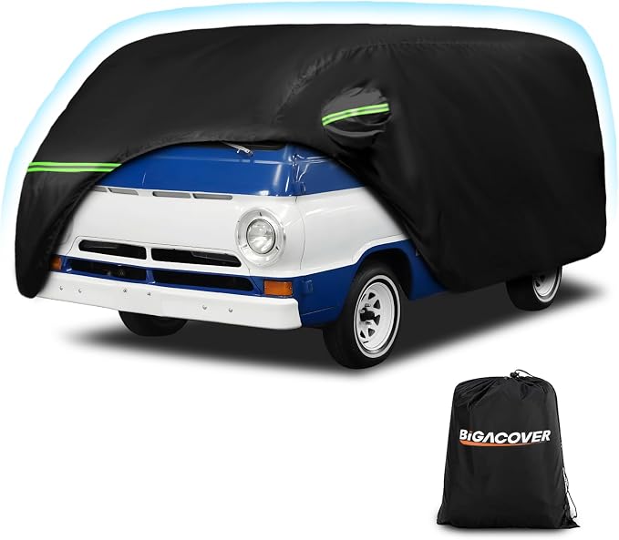 Car Cover for 1964-1970 Dodge A100 for VW Bus T1 T2 T3 1950-1992, 420D Oxford by BIGACOVER