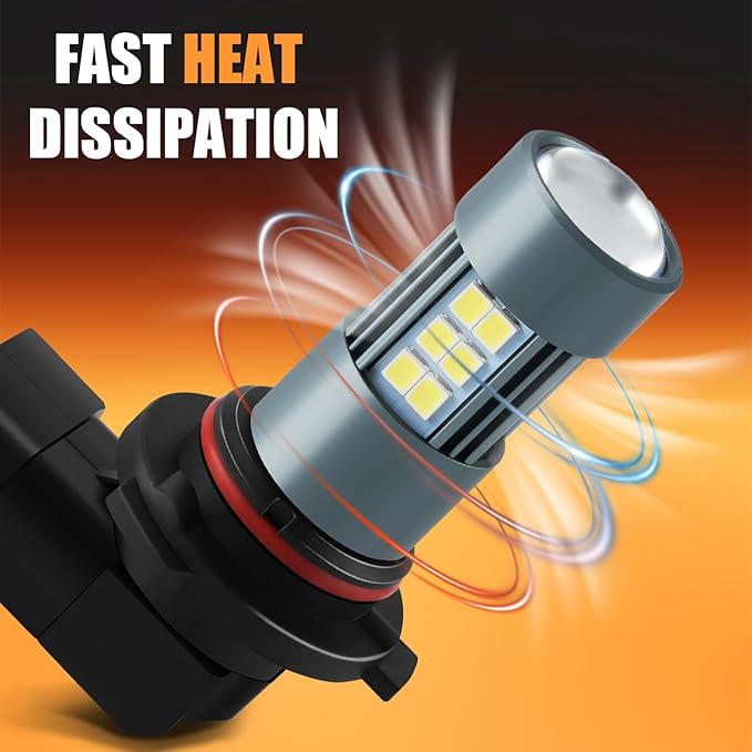 9005 LED Fog Bulbs, Super Bright HB3 LED Fog Light 6500K Cool White - Image 7