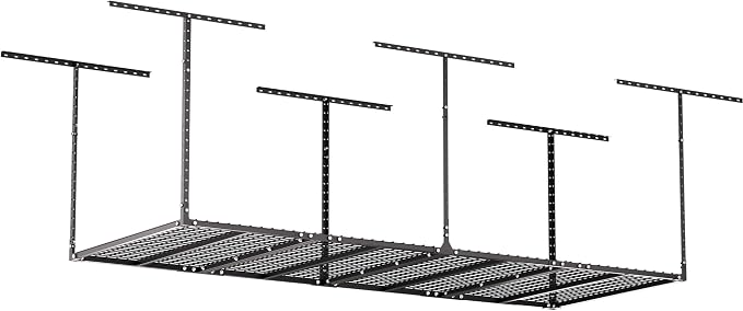 GIOTORENT 3x8FT Heavy Duty Overhead Garage Storage Rack - Image 9