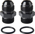 12AN Male Flare to 12AN ORB O-ring Boss Fuel Pump Rail Adapter Fitting Aluminum by Podavelle