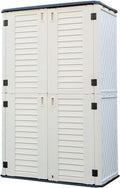 HOMSPARK Storage Shed Weather Resistance, Outdoor Storage Cabinet by HOMSPARK