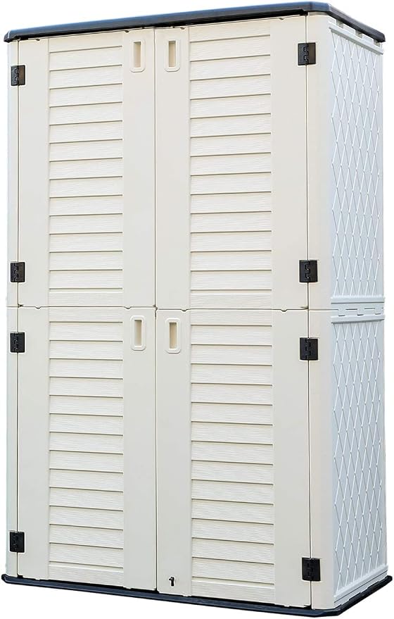 HOMSPARK Storage Shed Weather Resistance, Horizontal Storage Shed by HOMSPARK
