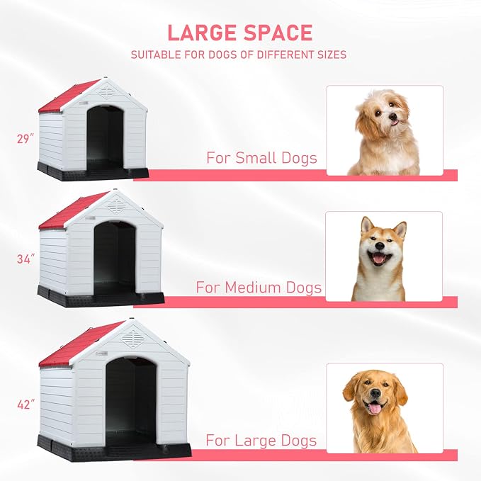 LEMBERI Durable Waterproof Plastic Dog House - Image 5