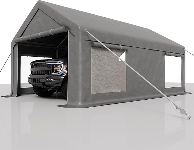 13 x 20FT Heavy Duty Carport by Curtainboro