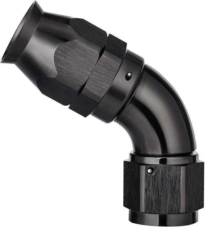 EVIL ENERGY 8AN 60 Degree PTFE One Piece Full Flow End Hose Fitting Aluminum by EVILENERGY