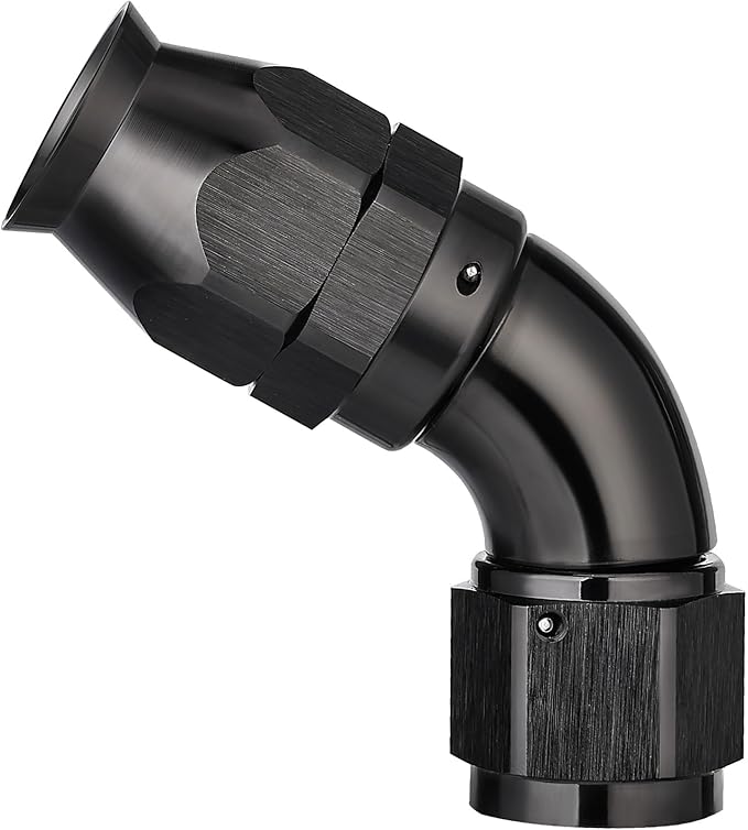 EVIL ENERGY 6AN 60 Degree PTFE One Piece Full Flow End Hose Fitting Aluminum by EVILENERGY