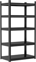 Metal Garage Shelving Unit, Heavy Duty 5-Tier Adjustable Storage Rack, Steel by Notmise
