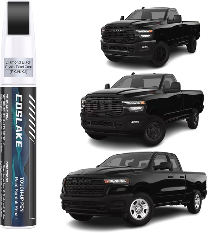 Car Touch Up Paint) for Dodge Ram, Car Paint Scratch Repair Kit, Quick & Easy by COSLAKE