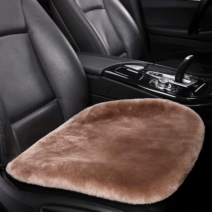 LLB Genuine Sheepskin Car Seat Cushion Seat Covers by LLB