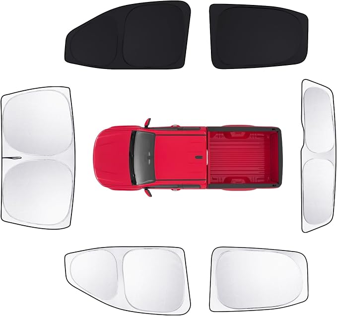 6pcs Car Window Shades for Chevrolet Colorado 2015-2022 Accessories, Windshield by Unknown