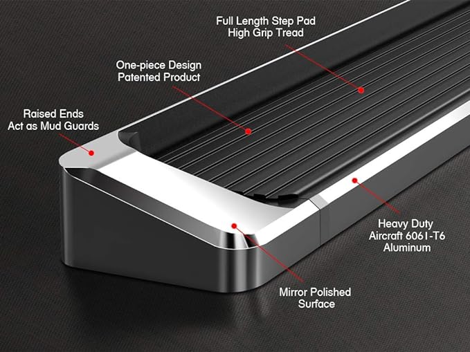 APS Running Boards Nerf Bars Side Steps Step Compatible - Image 5