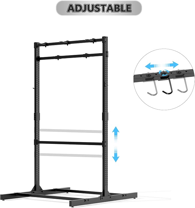 Freestanding Bike Storage Rack, Heavy-Duty Steel Vertical Bike Rack - Image 5