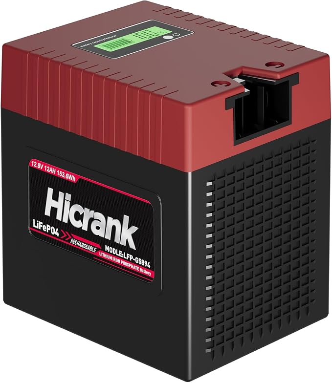 Lithium LiFePO4 Power Wheels Ride On Toy Replacement Battery 12V 12Ah, 2X by HighCrankingPower