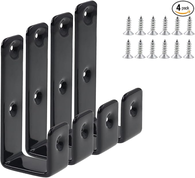 Bunk Bed Ladder Hooks Brackets, Iron Bed Ladder Hook, PVC Coated Angled Ladder by TTZEZE