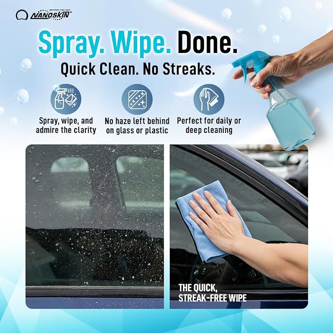 Nanoskin CRYSTAL-CLEAR VOC-Free Glass Cleaner 16 oz - Image 7