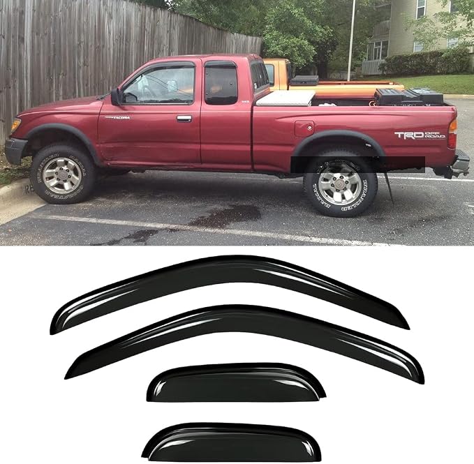 94948 Side Window Wind Deflector, Dark Smoke Window Visor fit by STARTSHIP