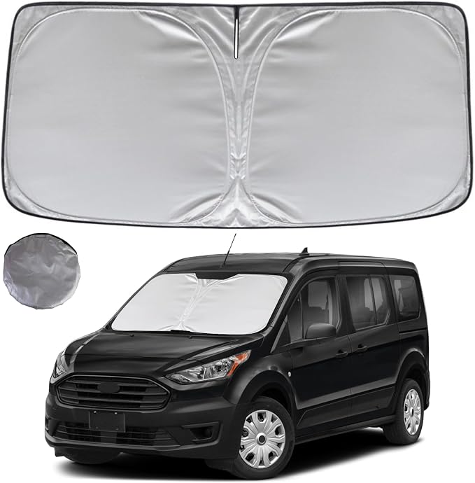 KAYZT Windshield Sun Shade for 2015-2025 2026 Ford Transit Wagon XL, Wagon XLT by KAYZT