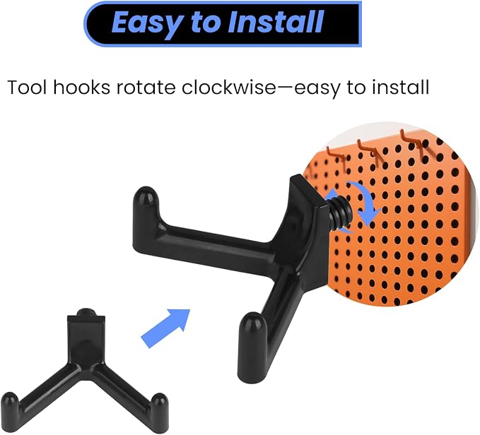 5pcs Tool Hooks for Suncast Shed, Double Head Storage Hanger - Image 5