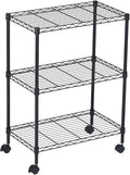3 Tier Wire Shelving Unit Storage Rack, Metal Heavy Duty Utility Organizers by DisplaysByJack