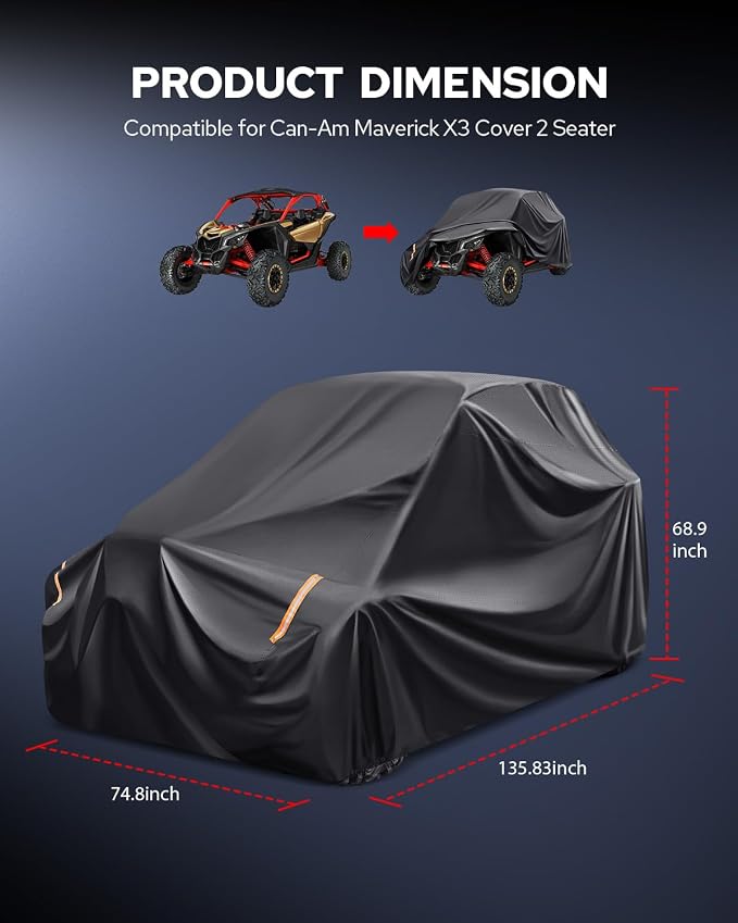 Benlari Heavy Duty UTV Cover - Image 7