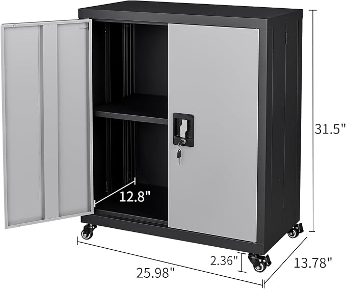 LUCYPAL Metal Storage Cabinet - Image 3