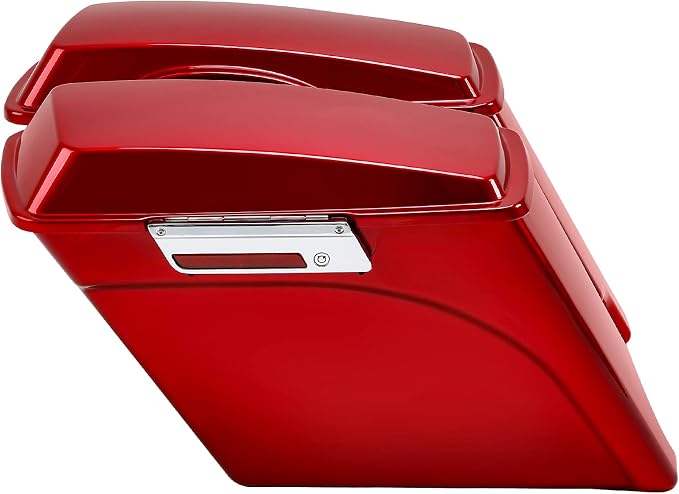 XFMT Motorcycle Stretched Saddlebags 5" Extended Hard Saddle Bags - Image 2