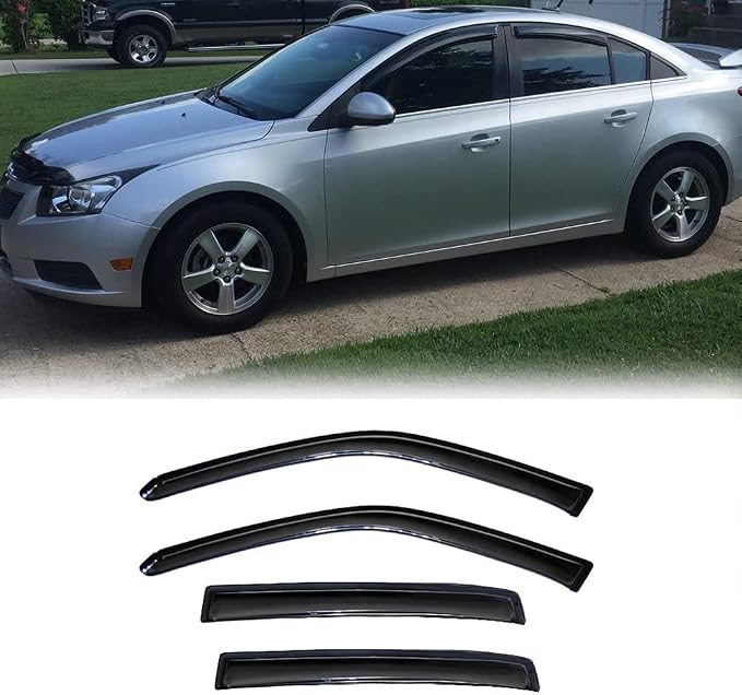 Side Wind Deflector Window Visors fit - Image 2