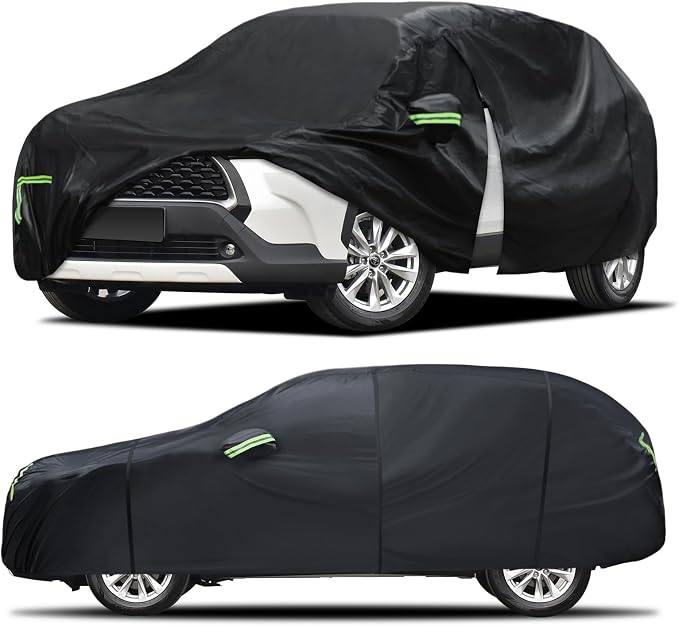 Car Cover Custom Fit for Toyota RAV4 1996-2025, Honda CRV 1997-2025, 6 Layers by Qualencey
