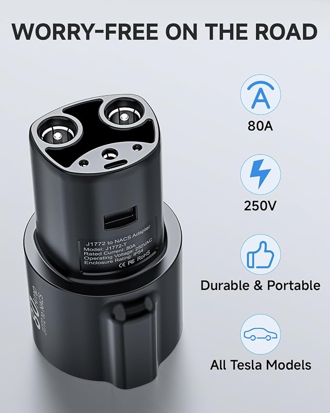 Fondwell J1772 to Tesla Charger Adapter: Compatible - Image 5