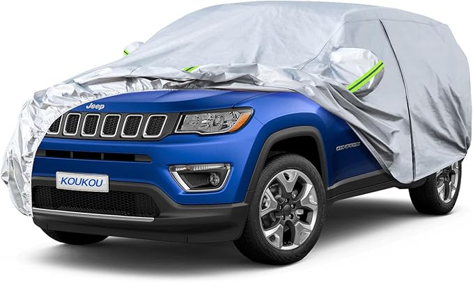 KouKou 6 Layers SUV Car Cover Waterproof All Weather, Outdoor Rain UV Dust by focusonqualityservicehear