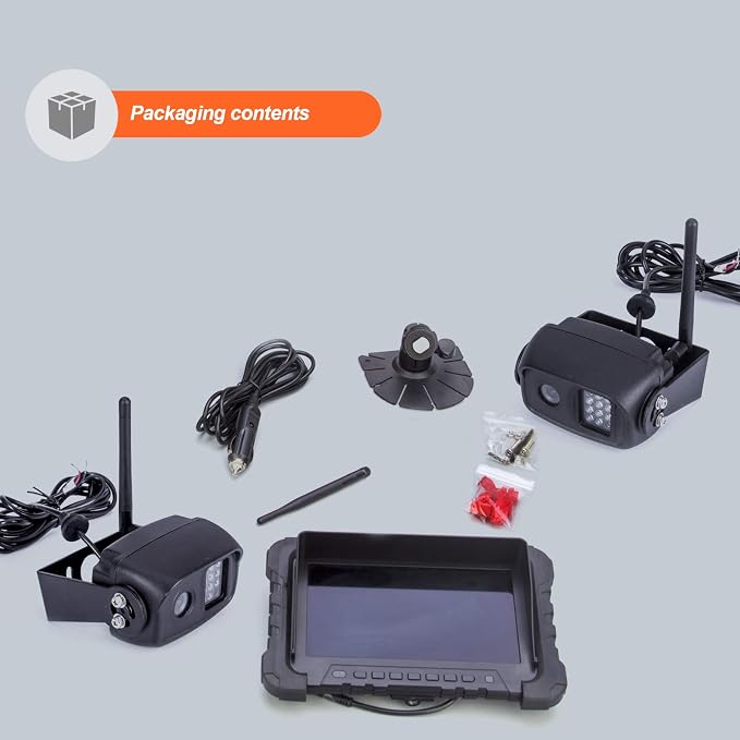Digital Wireless Backup Camera System, Dual HD 720P Camera - Image 7