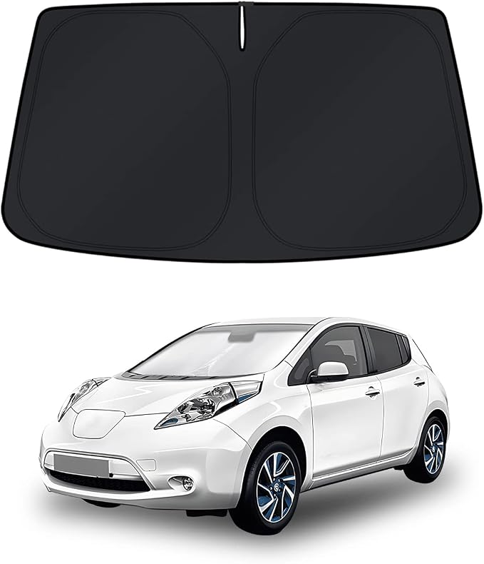 KUST Windshield Sun Shade for Nissan Leaf 2011-2017 Window Shade Sun Visor by KUST