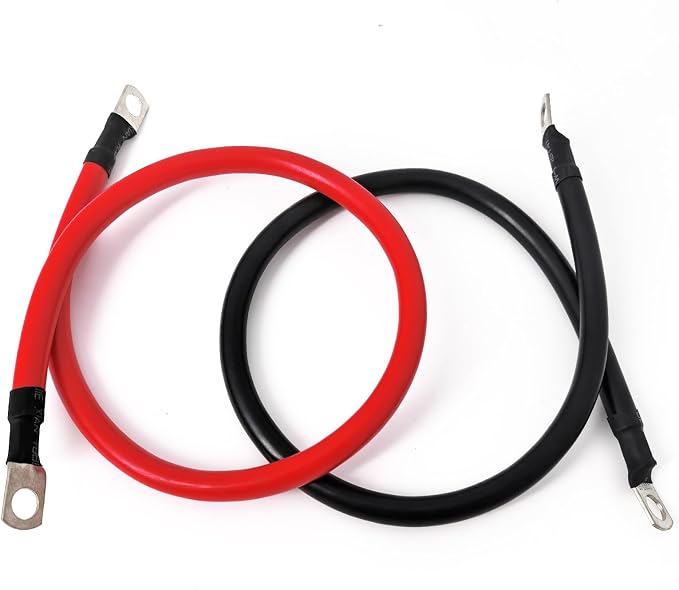 A ABIGAIL 2 AWG Battery Cable 2AWG Gauge Pure Copper Battery Inverter Cables - Image 7