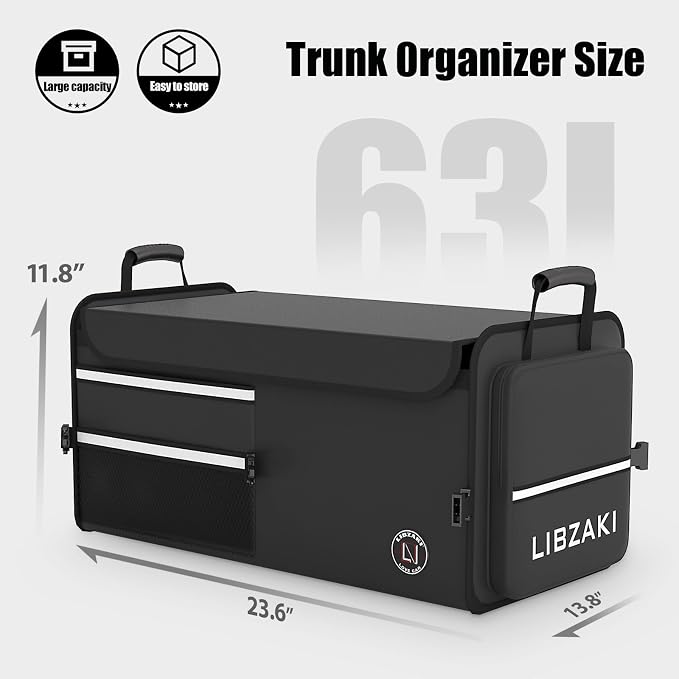 LIBZAKI Car Trunk Storage Organizer - Image 6