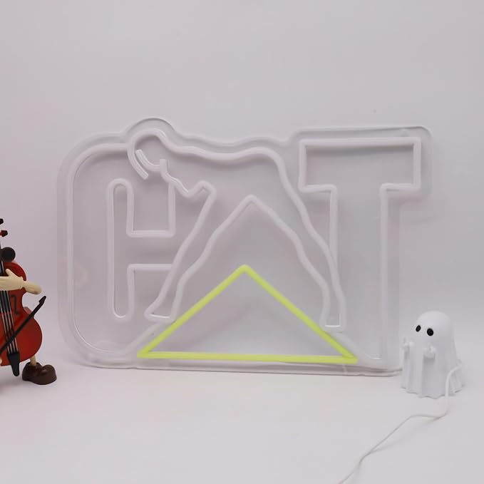 CAT Style LED Neon Light Sign, Bold Neon Sign - Image 4