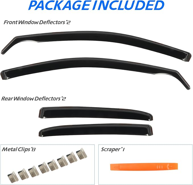 in-Channel Rain Guards for Toyota Camry 2018 2019 2020 2021 2022 2023 2024 - Image 5