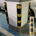 Workshop Rubber Protector, Reflective Floor Garage Edge Corner Guard, 1cm Thick by Unknown