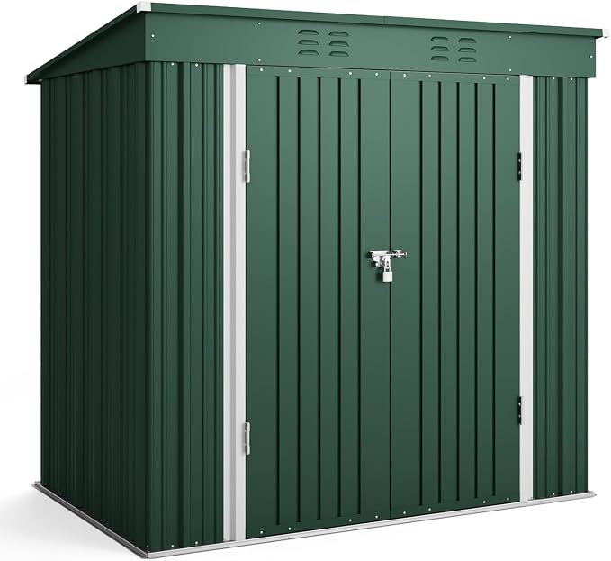 Bealife 6' x 4' Outdoor Storage Shed Clearance, Metal Outdoor Storage Cabinet - Image 9