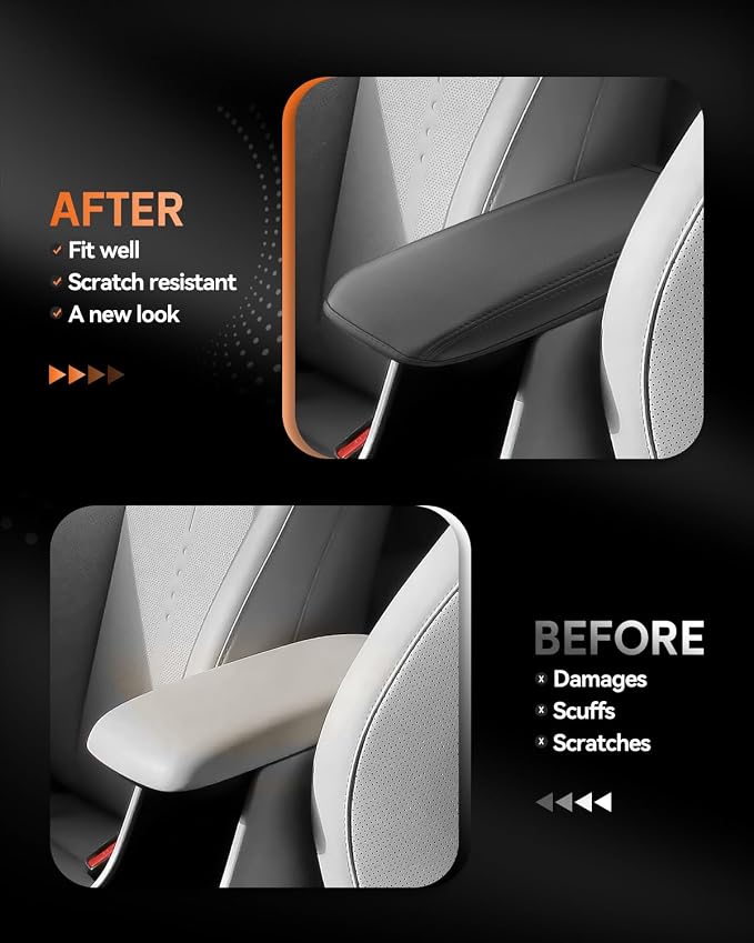 CDEFG for 2024-2025 Hyundai Kona Center Console Cover Armrest Cover for Kona - Image 3