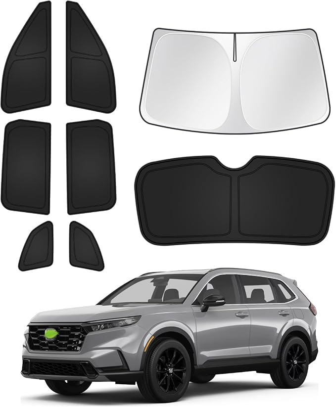 Sunshades for Honda CRV 2023-2025 2026 CR-V Accessories Windshield Sun Shade by Canvcle