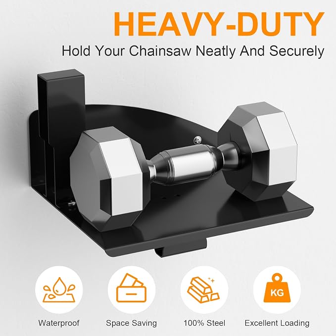 Chainsaw Holder, Chainsaw Wall Mount Compatible - Image 4