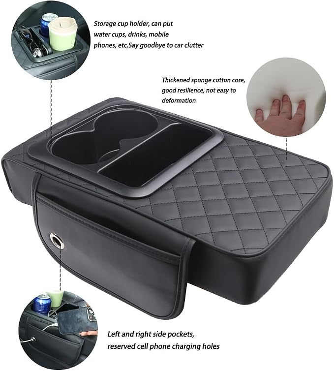 Universal Car Armrest Cushion Organizer - Image 5
