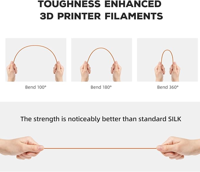 FLASHFORGE PLA Filament 1.75mm, 3D Printer Filament 1kg Spool, Dimensional - Image 4