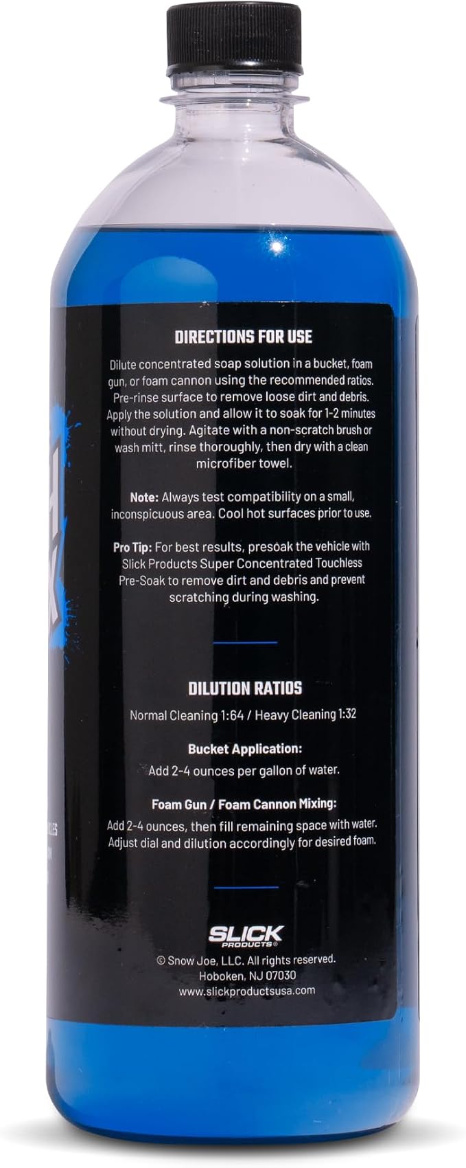 Slick Products Wash & Wax Extra Thick Foaming Cleaning Solution Motorcycle - Image 2