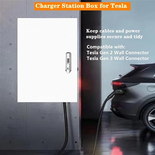Charger Station Box for Tesla Gen 3 Wall Connector 27.6'' x 20'' x 10'' - Image 2