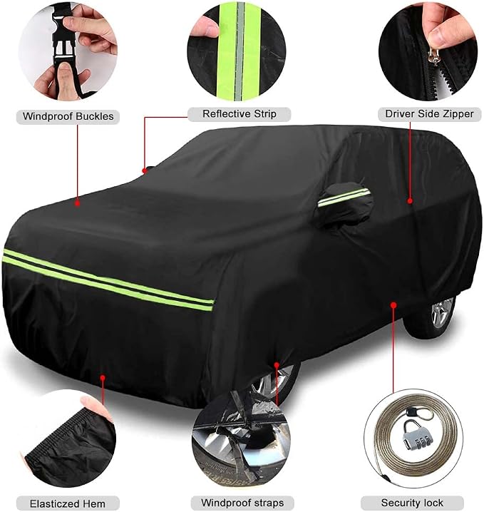 Waterproof Car Cover Compatible - Image 2