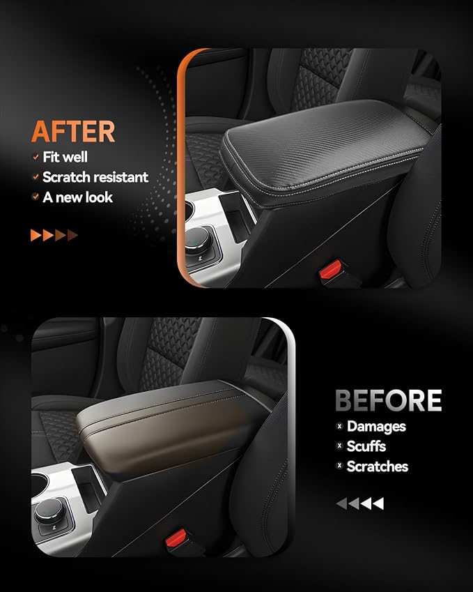 CDEFG for Chevrolet Blazer 2019-2025 Center Console Cover Armrest Box Cover for - Image 3