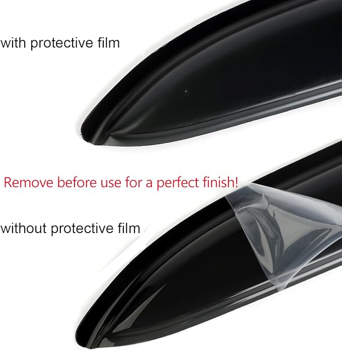 94332 Side Window Visor Wind Vent Deflector fit - Image 5