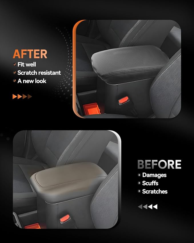 CDEFG for Ford Maverick 2022-2025 Center Console Cover Armrest Box Cover for - Image 3